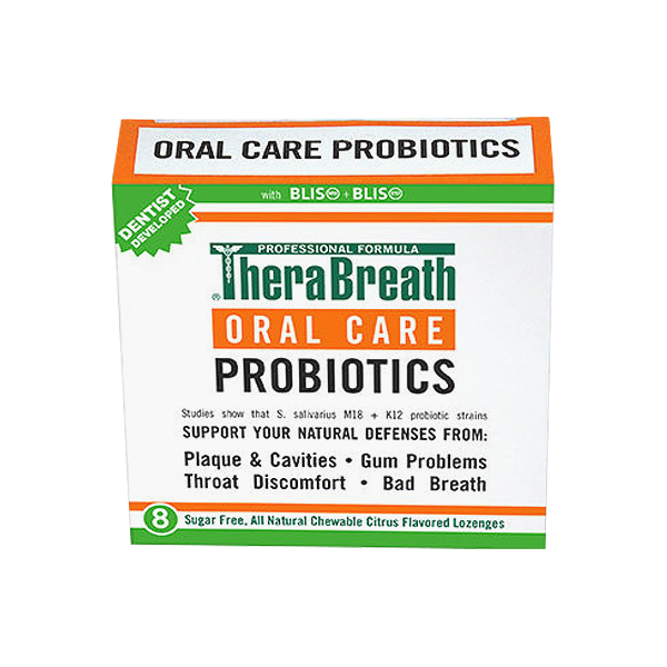 TheraBreath Oral Care Probiotic Lozenges - Citrus - 8ct